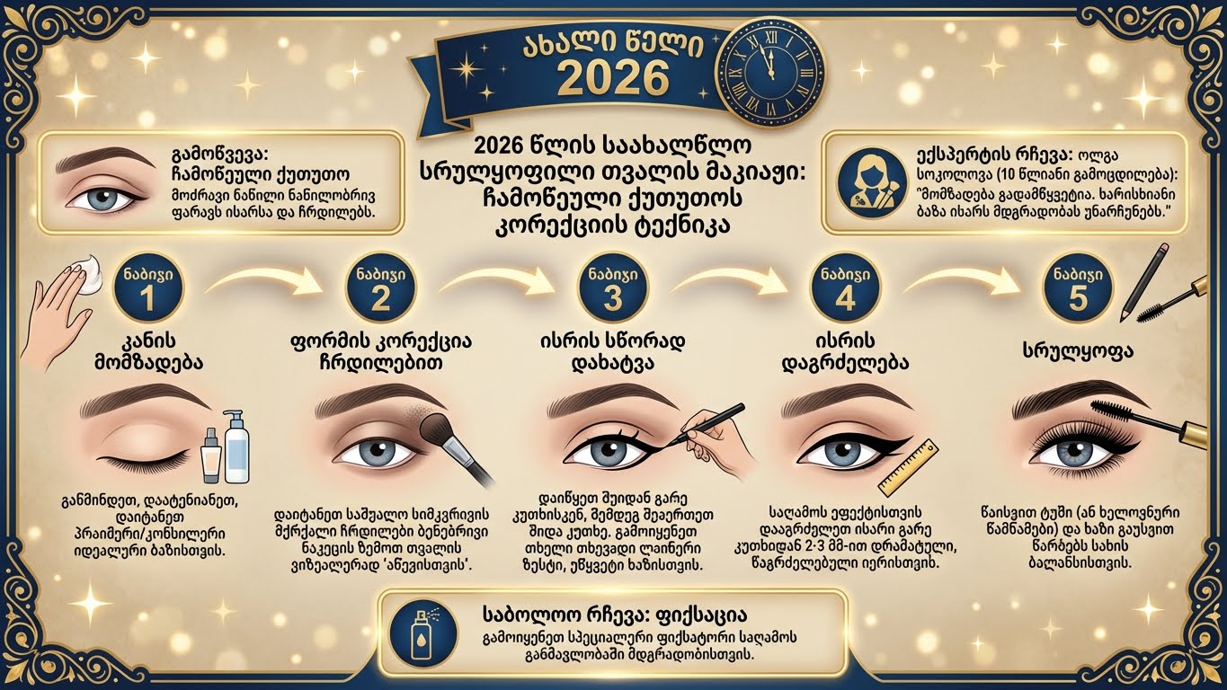 საახალწლო მაკიაჟი