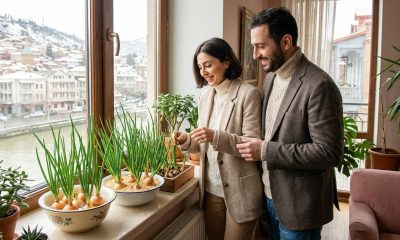 მწვანე ხახვის მოყვანა