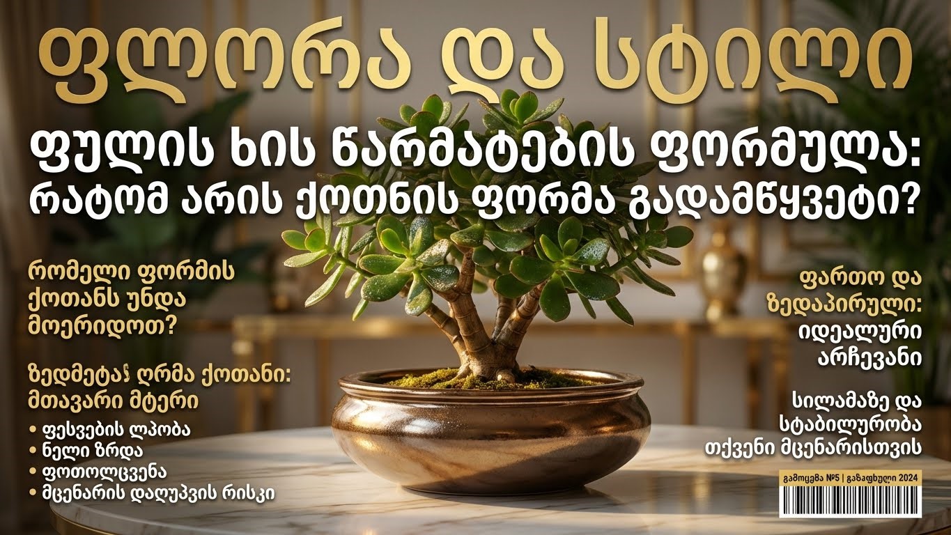 ფულის ხის ქოთანი