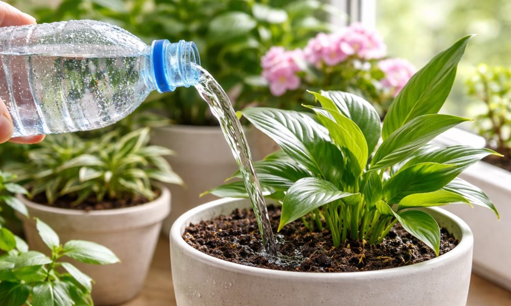 მინერალური წყალი მცენარეებისთვის