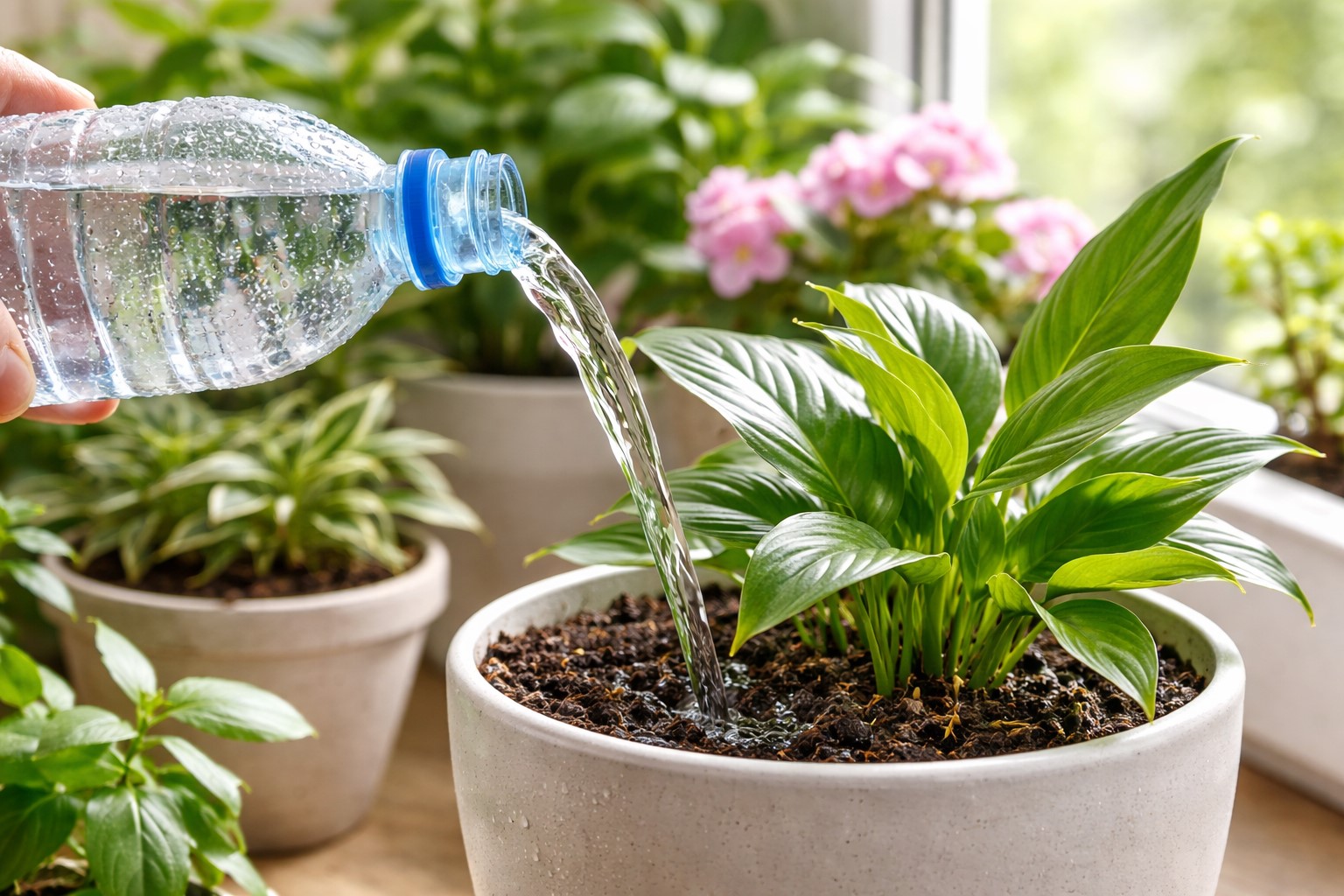 მინერალური წყალი მცენარეებისთვის