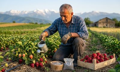 მარწყვის გამოკვება